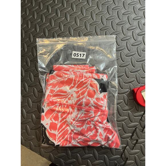 ALO Engineered AIrbrush Legging $110 Palm Springs Pink Coral Black Pant Small - Picture 8 of 8